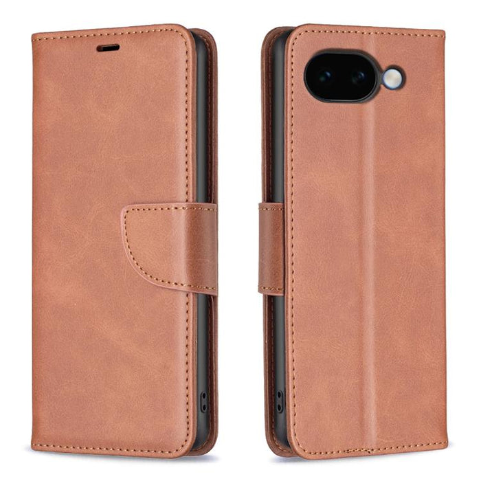 Lambskin Texture Pure Color Flip Leather Phone Case, For Google Pixel 11a, For Google Pixel 10a, For Google Pixel 8a, For Google Pixel 8 Pro