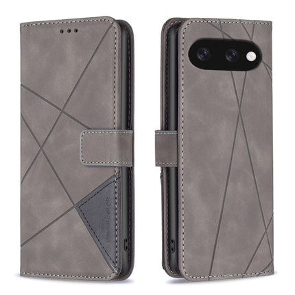 Magnetic Buckle Rhombus Texture Leather Phone Case, For Google Pixel 10a, For Google Pixel 9A, For Google Pixel 9 Pro, For Google Pixel 9