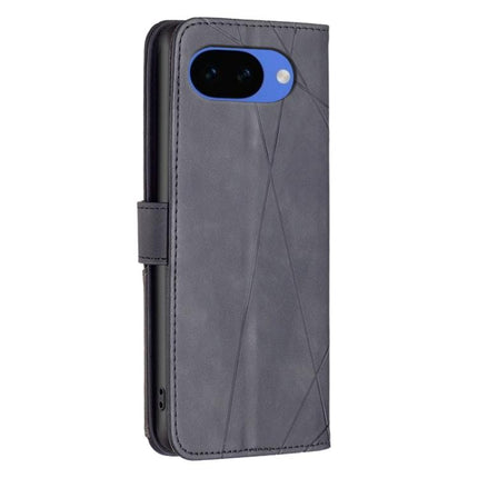 Magnetic Buckle Rhombus Texture Leather Phone Case, For Google Pixel 10a, For Google Pixel 9A, For Google Pixel 9 Pro, For Google Pixel 9