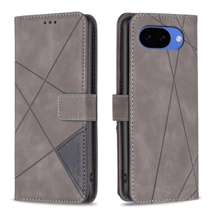 Magnetic Buckle Rhombus Texture Leather Phone Case, For Google Pixel 10a, For Google Pixel 9A, For Google Pixel 9 Pro, For Google Pixel 9