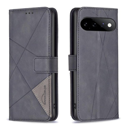 Magnetic Buckle Rhombus Texture Leather Phone Case, For Google Pixel 11 / 11 Pro, For Google Pixel 10a, For Google Pixel 9A, For Google Pixel 9 Pro