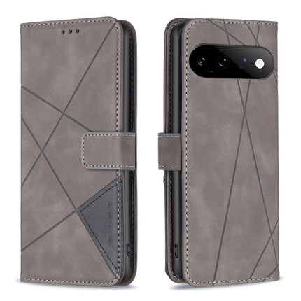 Magnetic Buckle Rhombus Texture Leather Phone Case, For Google Pixel 11 / 11 Pro, For Google Pixel 10a, For Google Pixel 9A, For Google Pixel 9 Pro