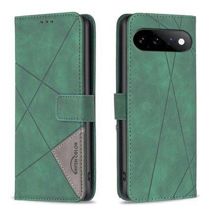 Magnetic Buckle Rhombus Texture Leather Phone Case, For Google Pixel 11 / 11 Pro, For Google Pixel 10a, For Google Pixel 9A, For Google Pixel 9 Pro