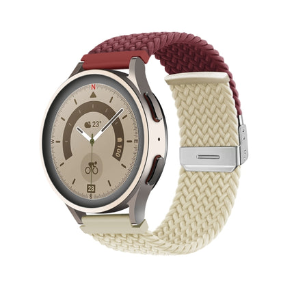 Buckle Braided Nylon Watch Band, 20mm