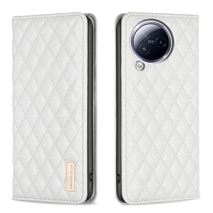 Diamond Lattice Magnetic Leather Flip Phone Case, For Xiaomi Redmi 12 4G, For Xiaomi Poco F5 5G / Redmi Note 12 Turbo, For Xiaomi Redmi Note 12S 4G / Note 11, For Xiaomi Civi 3 5G