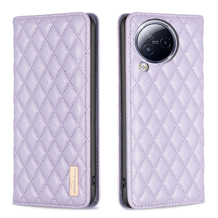 Diamond Lattice Magnetic Leather Flip Phone Case, For Xiaomi Redmi 12 4G, For Xiaomi Poco F5 5G / Redmi Note 12 Turbo, For Xiaomi Redmi Note 12S 4G / Note 11, For Xiaomi Civi 3 5G