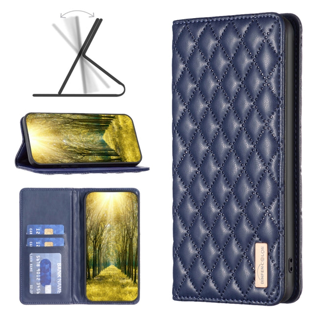 Diamond Lattice Magnetic Leather Flip Phone Case, For Xiaomi Redmi 12 4G, For Xiaomi Poco F5 5G / Redmi Note 12 Turbo, For Xiaomi Redmi Note 12S 4G / Note 11, For Xiaomi Civi 3 5G