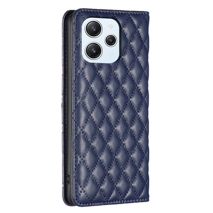 Diamond Lattice Magnetic Leather Flip Phone Case, For Xiaomi Redmi 12 4G, For Xiaomi Poco F5 5G / Redmi Note 12 Turbo, For Xiaomi Redmi Note 12S 4G / Note 11, For Xiaomi Civi 3 5G