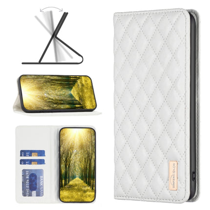 Diamond Lattice Magnetic Leather Flip Phone Case, For Xiaomi Redmi 12 4G, For Xiaomi Poco F5 5G / Redmi Note 12 Turbo, For Xiaomi Redmi Note 12S 4G / Note 11, For Xiaomi Civi 3 5G