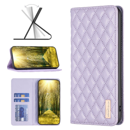 Diamond Lattice Magnetic Leather Flip Phone Case, For Xiaomi Redmi 12 4G, For Xiaomi Poco F5 5G / Redmi Note 12 Turbo, For Xiaomi Redmi Note 12S 4G / Note 11, For Xiaomi Civi 3 5G