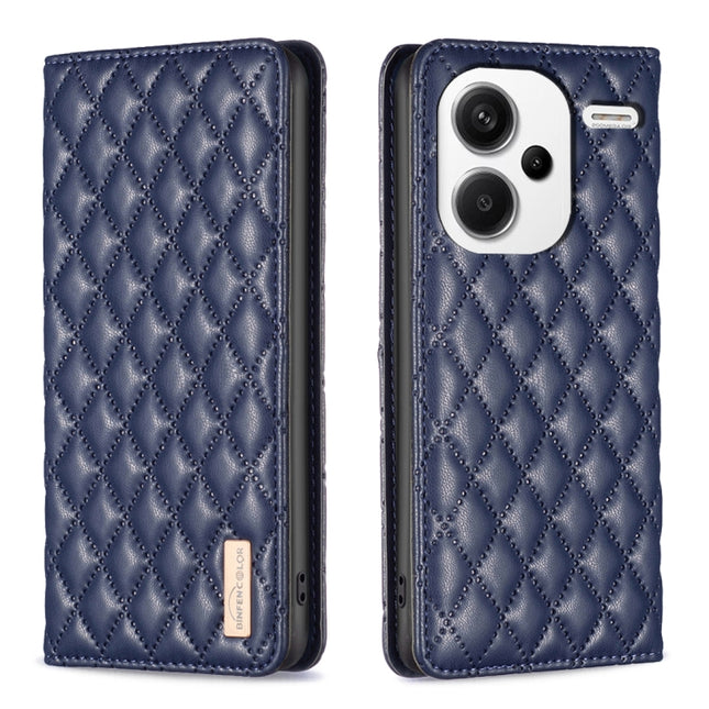 Diamond Lattice Magnetic Leather Flip Phone Case, For Xiaomi Redmi Note 13 Pro+ 5G, For Xiaomi Redmi Note 13 Pro 5G, For Xiaomi 13T / 13T Pro / Redmi K60 Ultra, For Xiaomi Redmi K70 / K70 Pro