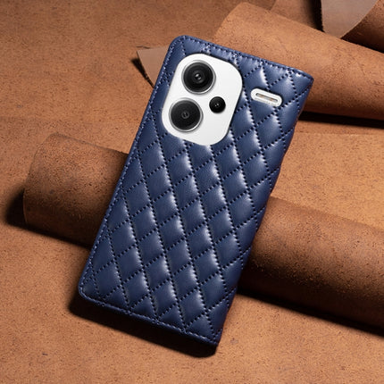 Diamond Lattice Magnetic Leather Flip Phone Case, For Xiaomi Redmi Note 13 Pro+ 5G, For Xiaomi Redmi Note 13 Pro 5G, For Xiaomi 13T / 13T Pro / Redmi K60 Ultra, For Xiaomi Redmi K70 / K70 Pro