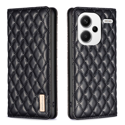 Diamond Lattice Magnetic Leather Flip Phone Case, For Xiaomi Redmi Note 13 Pro+ 5G, For Xiaomi Redmi Note 13 Pro 5G, For Xiaomi 13T / 13T Pro / Redmi K60 Ultra, For Xiaomi Redmi K70 / K70 Pro