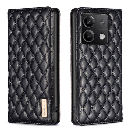 Diamond Lattice Magnetic Leather Flip Phone Case, For Xiaomi Redmi Note 13 4G Global, For Xiaomi Redmi K70E, For Xiaomi Redmi Note 13, For Xiaomi Redmi 13C