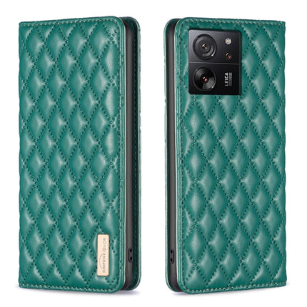 Diamond Lattice Magnetic Leather Flip Phone Case, For Xiaomi Redmi Note 13 Pro+ 5G, For Xiaomi Redmi Note 13 Pro 5G, For Xiaomi 13T / 13T Pro / Redmi K60 Ultra, For Xiaomi Redmi K70 / K70 Pro