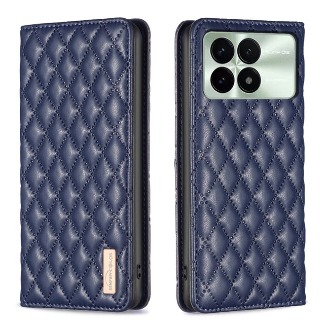 Diamond Lattice Magnetic Leather Flip Phone Case, For Xiaomi Redmi Note 13 Pro+ 5G, For Xiaomi Redmi Note 13 Pro 5G, For Xiaomi 13T / 13T Pro / Redmi K60 Ultra, For Xiaomi Redmi K70 / K70 Pro