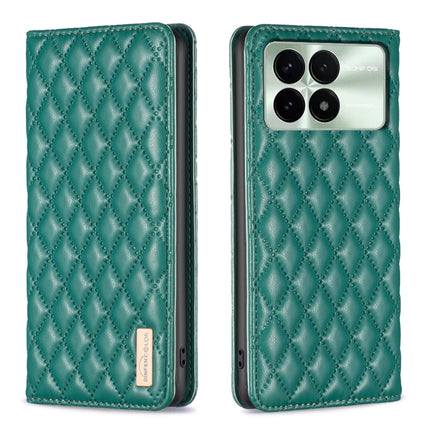 Diamond Lattice Magnetic Leather Flip Phone Case, For Xiaomi Redmi Note 13 Pro+ 5G, For Xiaomi Redmi Note 13 Pro 5G, For Xiaomi 13T / 13T Pro / Redmi K60 Ultra, For Xiaomi Redmi K70 / K70 Pro