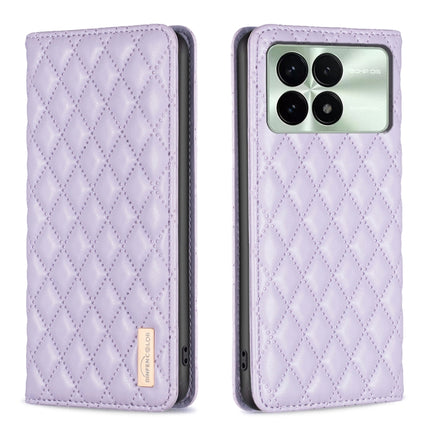 Diamond Lattice Magnetic Leather Flip Phone Case, For Xiaomi Redmi Note 13 Pro+ 5G, For Xiaomi Redmi Note 13 Pro 5G, For Xiaomi 13T / 13T Pro / Redmi K60 Ultra, For Xiaomi Redmi K70 / K70 Pro