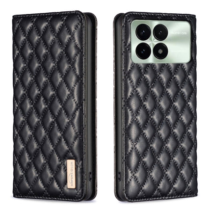 Diamond Lattice Magnetic Leather Flip Phone Case, For Xiaomi Redmi Note 13 4G Global, For Xiaomi Redmi K70E, For Xiaomi Redmi Note 13, For Xiaomi Redmi 13C