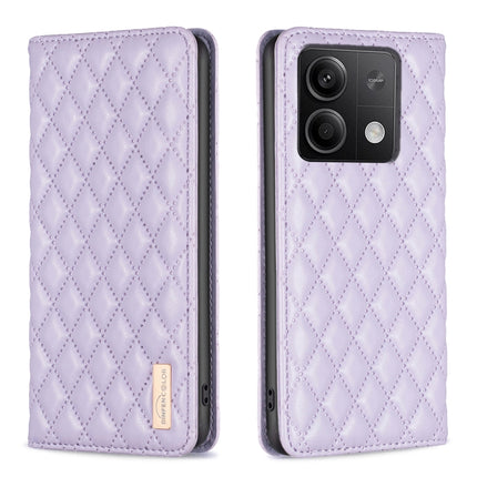 Diamond Lattice Magnetic Leather Flip Phone Case, For Xiaomi Redmi Note 13 4G Global, For Xiaomi Redmi K70E, For Xiaomi Redmi Note 13, For Xiaomi Redmi 13C