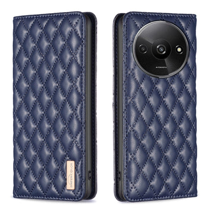 Diamond Lattice Magnetic Leather Flip Phone Case, For Xiaomi Poco M6 4G / Redmi 13 4G, For Xiaomi Redmi Note 13 Pro 4G Global, For Xiaomi Poco M6 Pro 4G, For Xiaomi Redmi A3