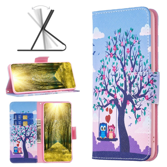 Colored Drawing Pattern Leather Phone Case, For Xiaomi Redmi 12 4G, For Xiaomi Poco F5 5G / Redmi Note 12 Turbo