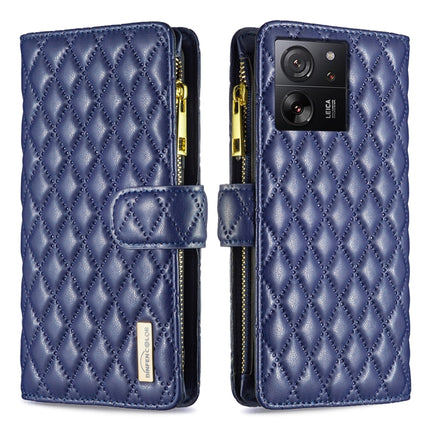 Diamond Lattice Zipper Wallet Leather Flip Phone Case, For Xiaomi Redmi K70E, For Xiaomi Redmi 13C, For Xiaomi 13T / 13T Pro / Redmi K60 Ultra, For Xiaomi Redmi K70 / K70 Pro