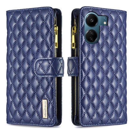 Diamond Lattice Zipper Wallet Leather Flip Phone Case, For Xiaomi Redmi K70E, For Xiaomi Redmi 13C, For Xiaomi 13T / 13T Pro / Redmi K60 Ultra, For Xiaomi Redmi K70 / K70 Pro