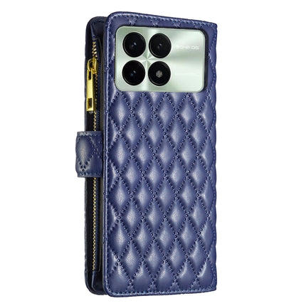 Diamond Lattice Zipper Wallet Leather Flip Phone Case, For Xiaomi Redmi K70E, For Xiaomi Redmi 13C, For Xiaomi 13T / 13T Pro / Redmi K60 Ultra, For Xiaomi Redmi K70 / K70 Pro