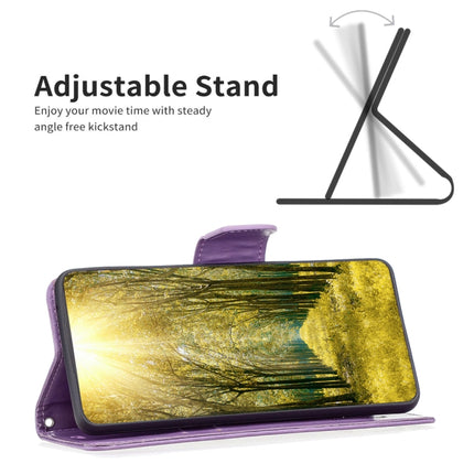 Two Butterflies Embossing Leather Phone Case, For Xiaomi Redmi 13C, For Xiaomi Redmi Note 13 Pro+ 5G, For Xiaomi Redmi Note 13 Pro 5G, For Xiaomi Redmi 12 4G