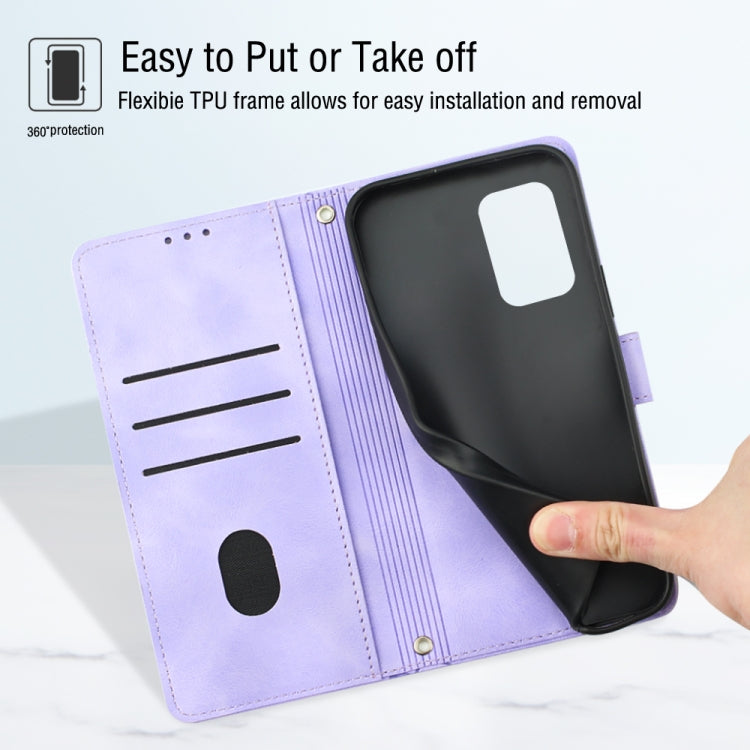 Skin Feel Embossed Leather Phone Case