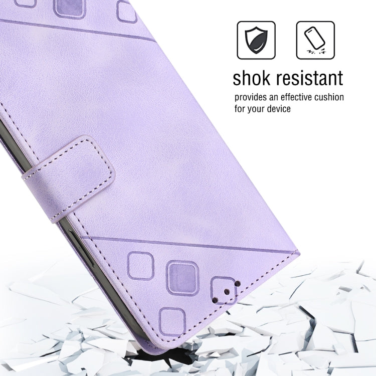 Skin Feel Embossed Leather Phone Case