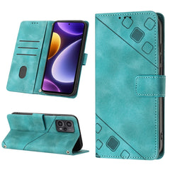 Skin Feel Embossed Leather Phone Case, For Xiaomi Poco M6 Pro 5G / Redmi 12 4G / 5G, For Xiaomi Redmi K70 / K70 Pro, For Xiaomi 13T, For Xiaomi Poco F5 5G/Redmi Note 12 Turbo, For Xiaomi Poco F5 Pro 5G/Redmi K60