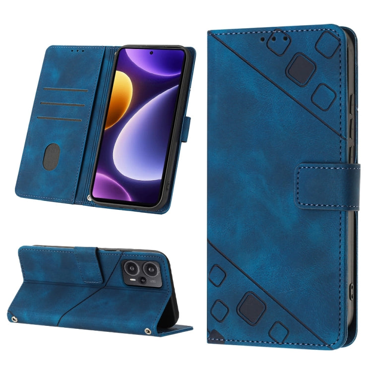 Skin Feel Embossed Leather Phone Case