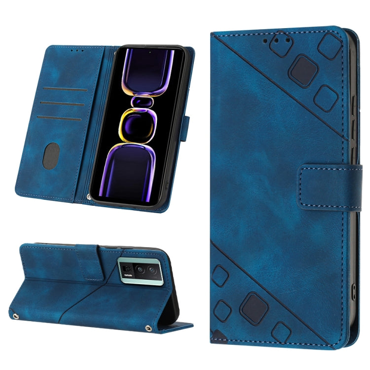 Skin Feel Embossed Leather Phone Case