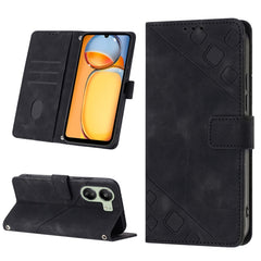 Skin Feel Embossed Leather Phone Case, For Xiaomi 14, For Xiaomi Redmi Note 13 5G Global, For Xiaomi Redmi 13C, For Xiaomi Redmi Note 13 Pro+ 5G, For Xiaomi Redmi Note 13 Pro 5G Global