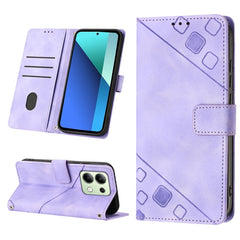 Skin Feel Embossed Leather Phone Case, For Xiaomi Redmi Note 13 4G Global, For Xiaomi Redmi K70E, For Xiaomi Poco X6 Pro, For Xiaomi 14 Ultra, For Xiaomi 14 Pro