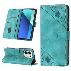 Skin Feel Embossed Leather Phone Case, For Xiaomi Redmi Note 13 4G Global, For Xiaomi Redmi K70E, For Xiaomi Poco X6 Pro, For Xiaomi 14 Ultra, For Xiaomi 14 Pro