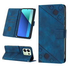 Skin Feel Embossed Leather Phone Case, For Xiaomi Redmi Note 13 4G Global, For Xiaomi Redmi K70E, For Xiaomi Poco X6 Pro, For Xiaomi 14 Ultra, For Xiaomi 14 Pro