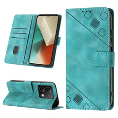 Skin Feel Embossed Leather Phone Case, For Xiaomi 14, For Xiaomi Redmi Note 13 5G Global, For Xiaomi Redmi 13C, For Xiaomi Redmi Note 13 Pro+ 5G, For Xiaomi Redmi Note 13 Pro 5G Global