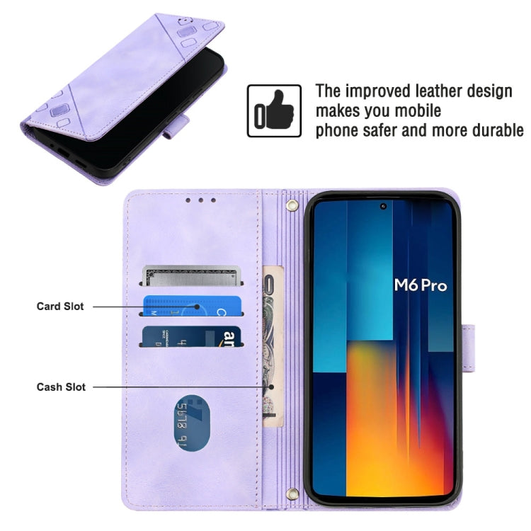 Skin Feel Embossed Leather Phone Case