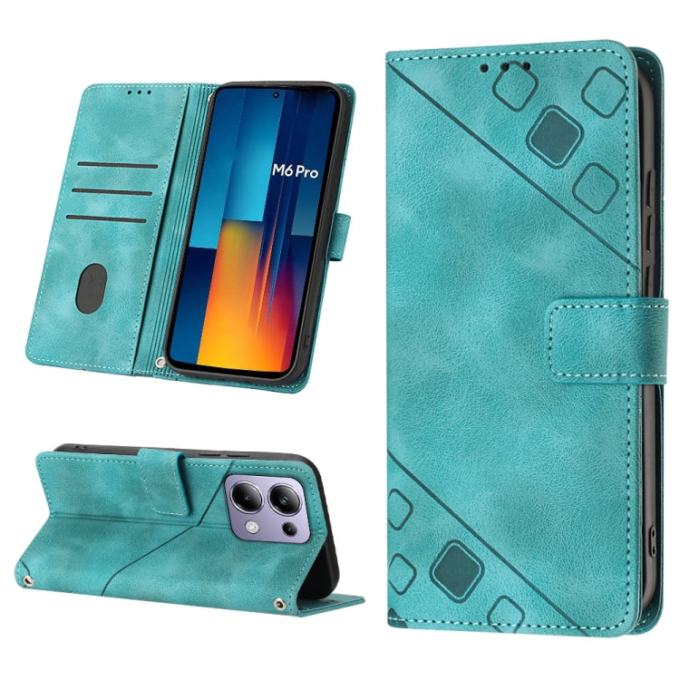 Skin Feel Embossed Leather Phone Case