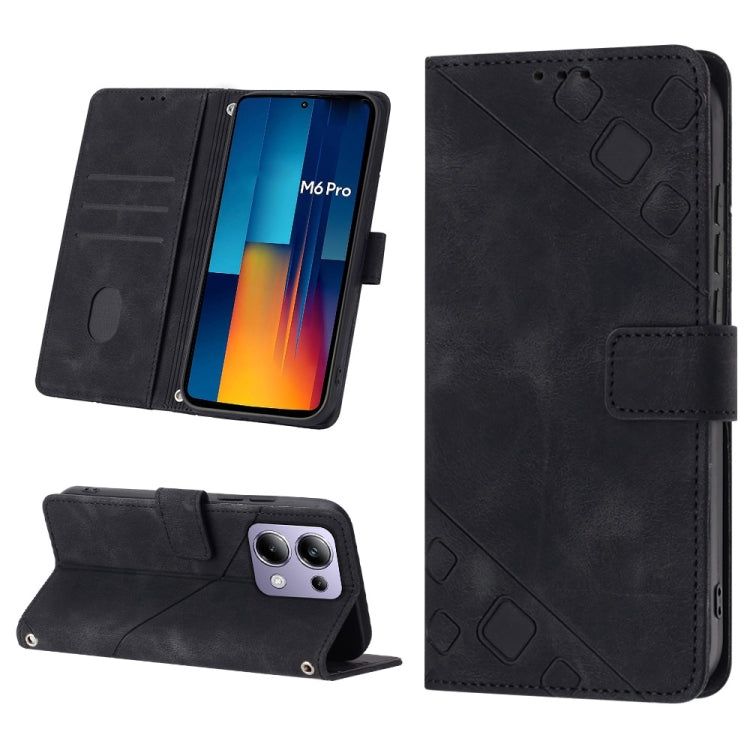 Skin Feel Embossed Leather Phone Case