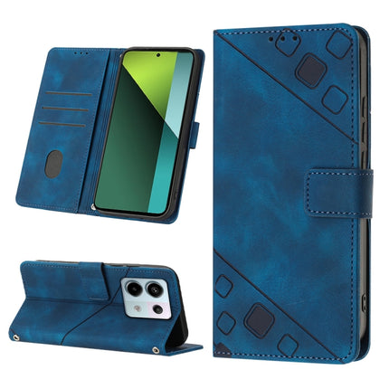 Skin Feel Embossed Leather Phone Case, For Xiaomi Redmi 13C, For Xiaomi Redmi Note 13 Pro+ 5G, For Xiaomi Redmi Note 13 Pro 5G Global, For Xiaomi Poco M6 Pro 5G / Redmi 12 4G / 5G