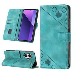 Skin Feel Embossed Leather Phone Case, For Xiaomi 14, For Xiaomi Redmi Note 13 5G Global, For Xiaomi Redmi 13C, For Xiaomi Redmi Note 13 Pro+ 5G, For Xiaomi Redmi Note 13 Pro 5G Global