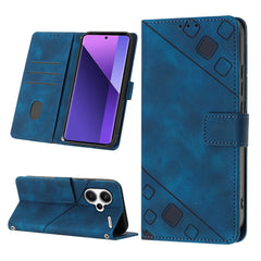 Skin Feel Embossed Leather Phone Case, For Xiaomi 14, For Xiaomi Redmi Note 13 5G Global, For Xiaomi Redmi 13C, For Xiaomi Redmi Note 13 Pro+ 5G, For Xiaomi Redmi Note 13 Pro 5G Global