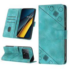 Skin Feel Embossed Leather Phone Case, For Xiaomi Redmi Note 13 4G Global, For Xiaomi Redmi K70E, For Xiaomi Poco X6 Pro, For Xiaomi 14 Ultra, For Xiaomi 14 Pro