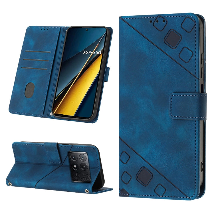 Skin Feel Embossed Leather Phone Case