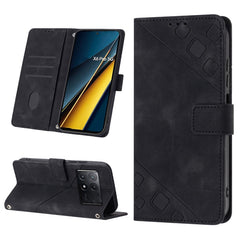 Skin Feel Embossed Leather Phone Case, For Xiaomi Redmi Note 13 4G Global, For Xiaomi Redmi K70E, For Xiaomi Poco X6 Pro, For Xiaomi 14 Ultra, For Xiaomi 14 Pro