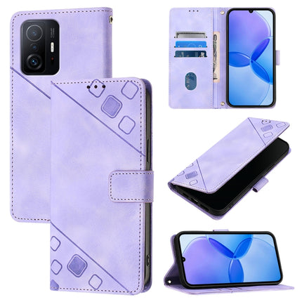 Skin Feel Embossed Leather Phone Case, For Xiaomi Civi 1S, For Xiaomi Poco M4 Pro 5G / Redmi Note 11S 5G, For Xiaomi Poco M2 Pro / Redmi Note 10 Lite, For Xiaomi 11T / 11T Pro